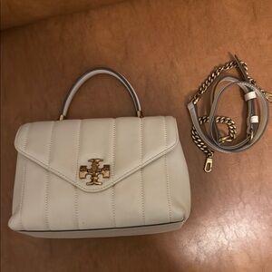 Tory Burch Cream Satchel Bag
